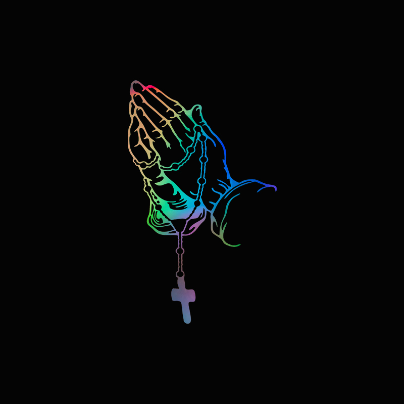 Interior Design Intern - Car interior stickers Color car prayer