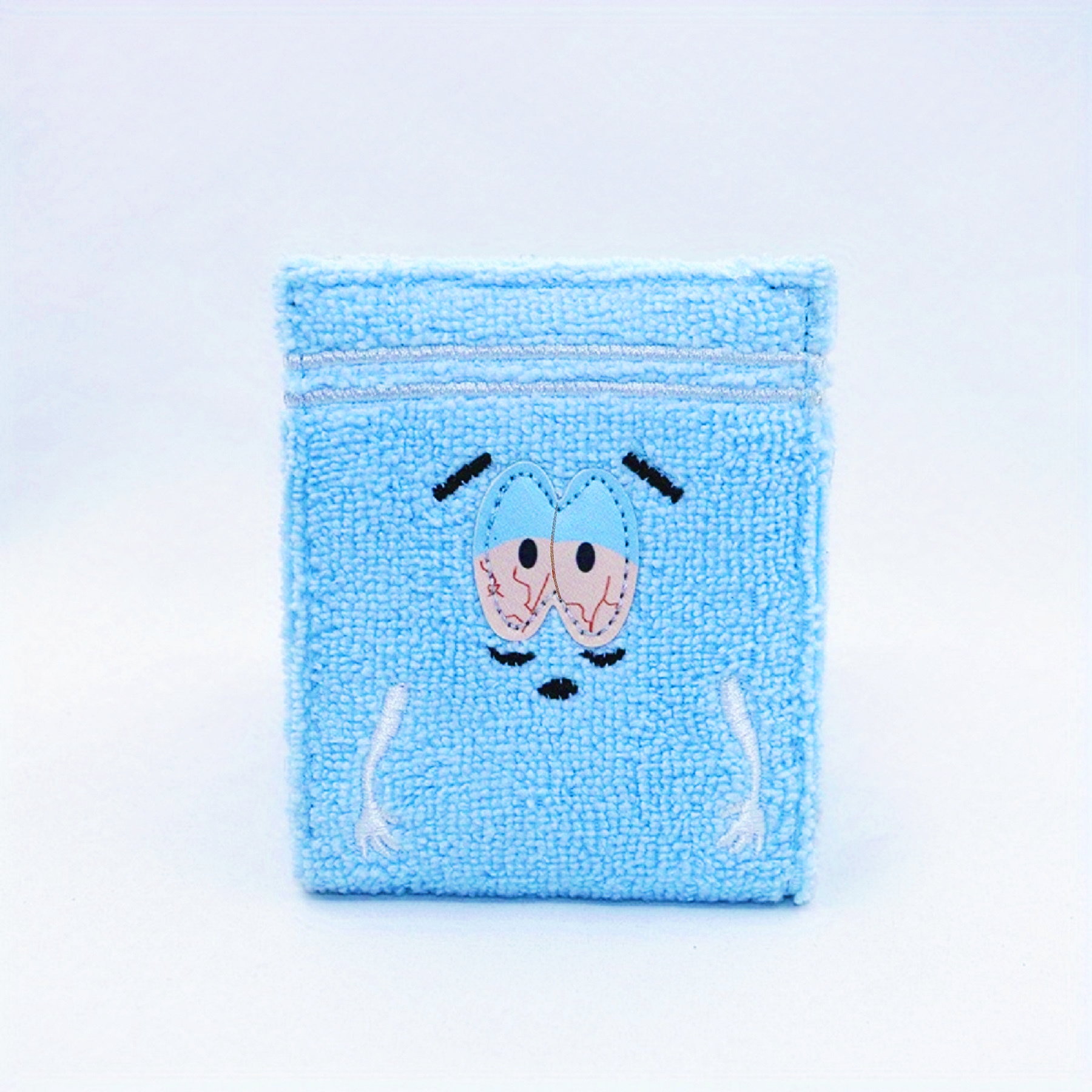 Interior Design Photo - Towel cloth embroidered anime fashion wallet,