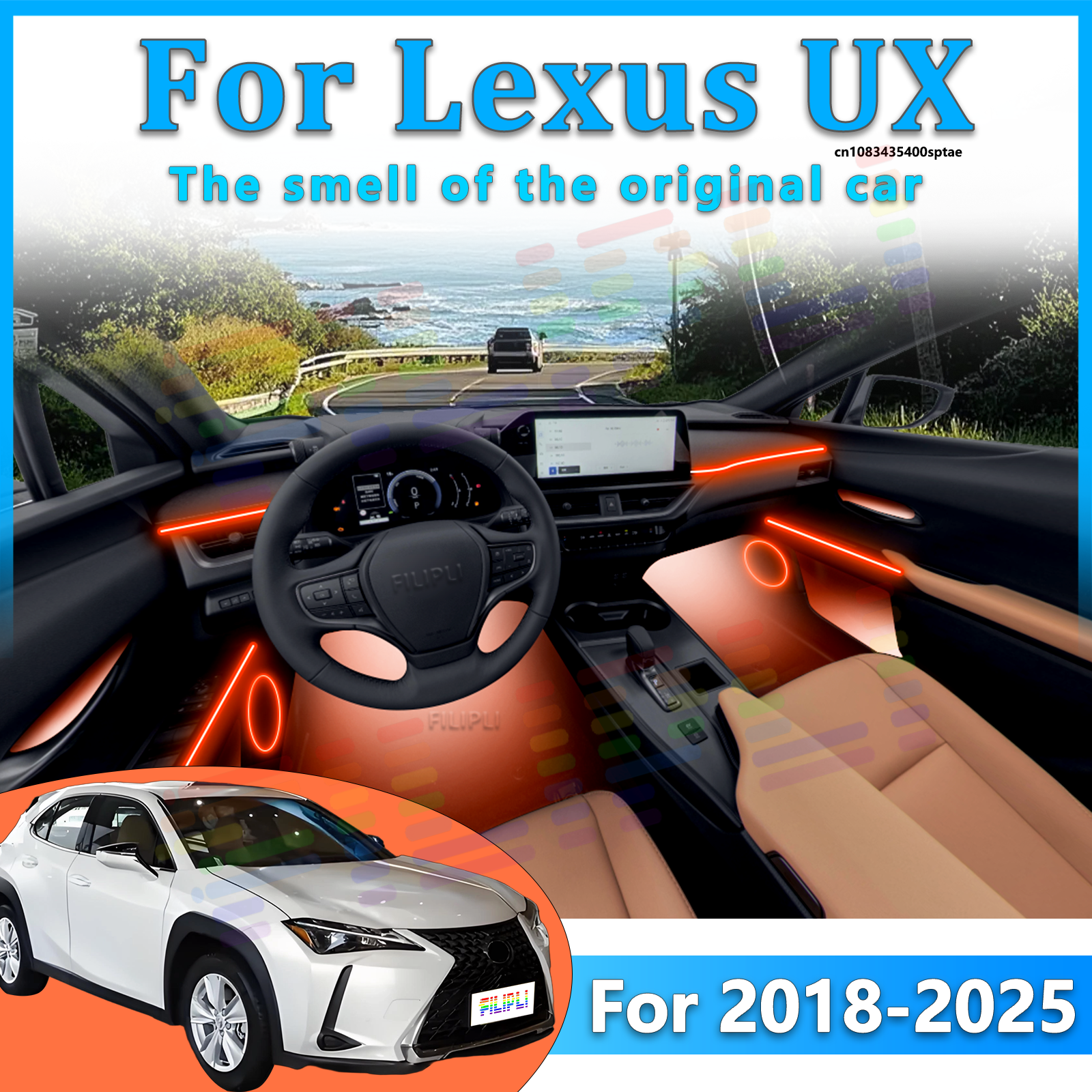 Interior Design Visualizer - For Lexus UX 2018-2026 years Top