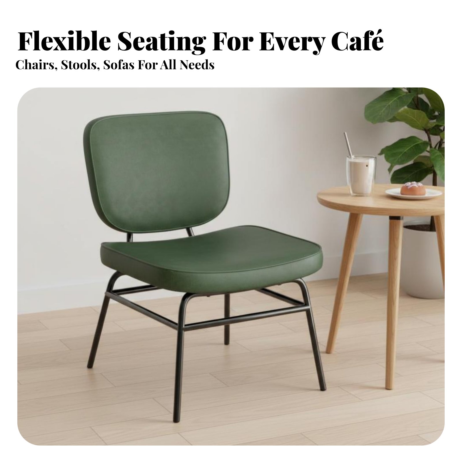 Woven Rear Wooden Chair Sturdy - Interior Design Of Cafe recensie en prijs