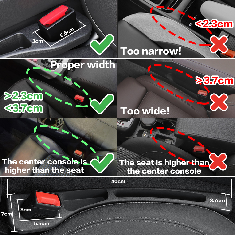 2X Car Seat Gap Filler Between - Interior Design Styles recensie en prijs