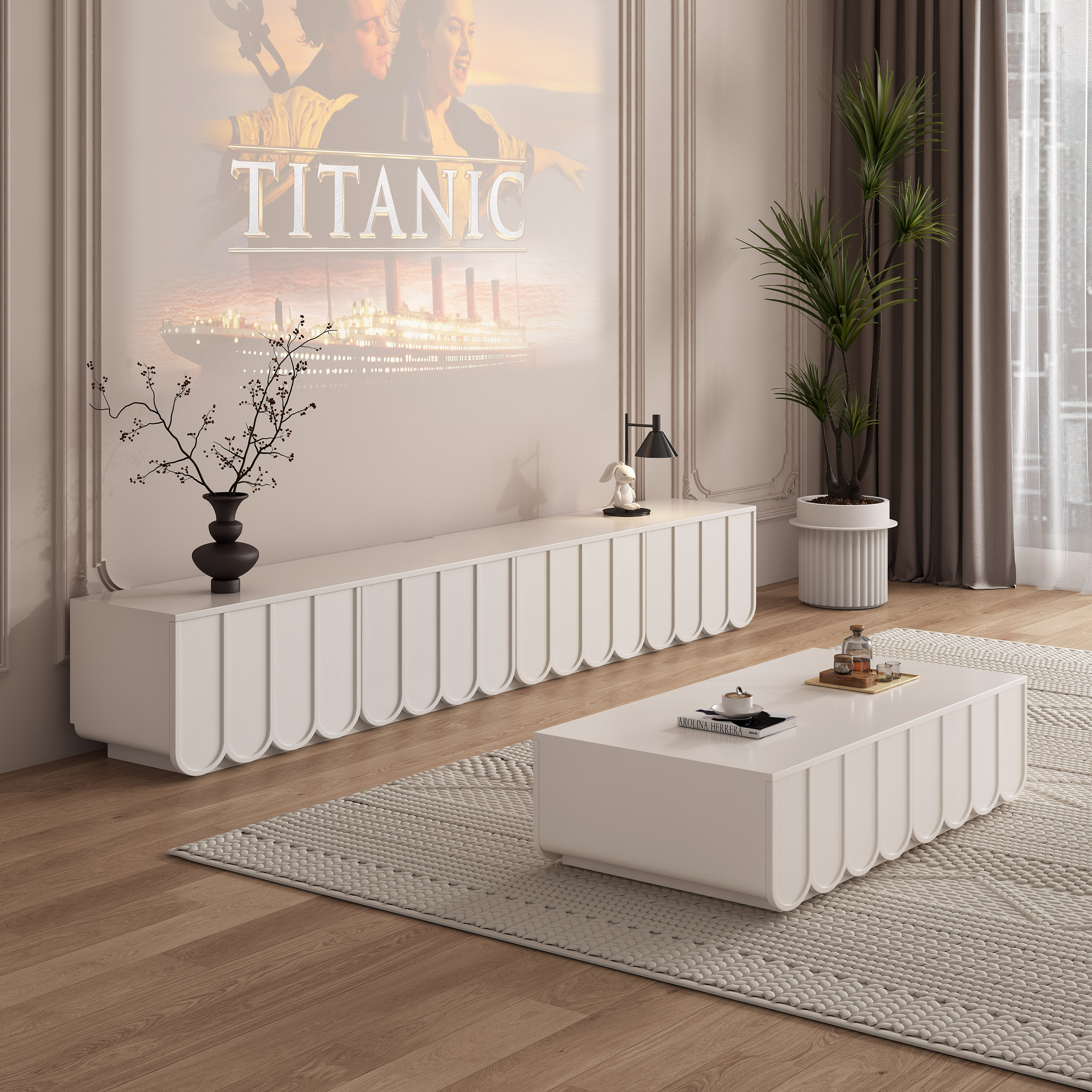 Design Modern Tv Cabinet Inter - Interior Design White And Wood recensie en prijs