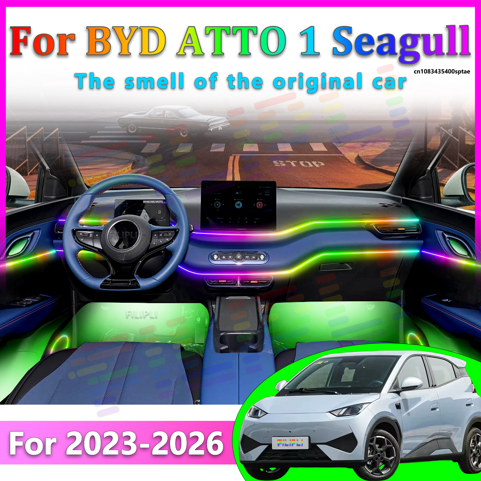 For BYD ATTO 1 Seagull 2023-26 - Interior Design Visualizer recensie en prijs