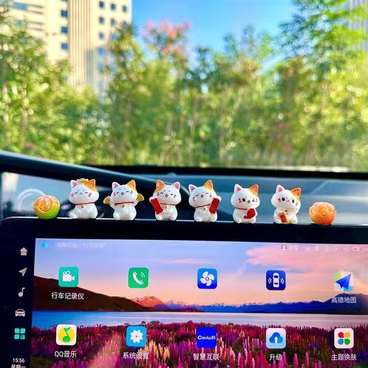 Car Japanese Lucky Cat Ornamen - Interior Design Japanese recensie en prijs