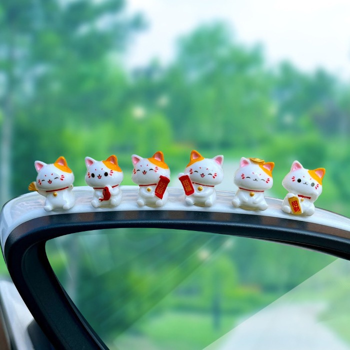 Car Japanese Lucky Cat Ornamen - Interior Design Japanese recensie en prijs
