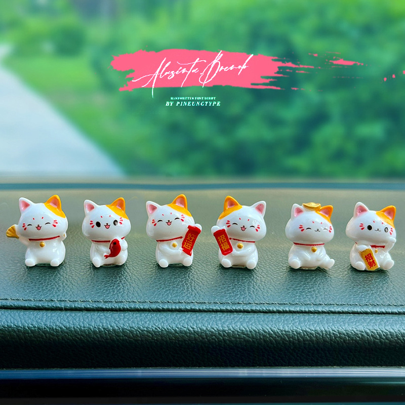 Car Japanese Lucky Cat Ornamen - Interior Design Japanese recensie en prijs