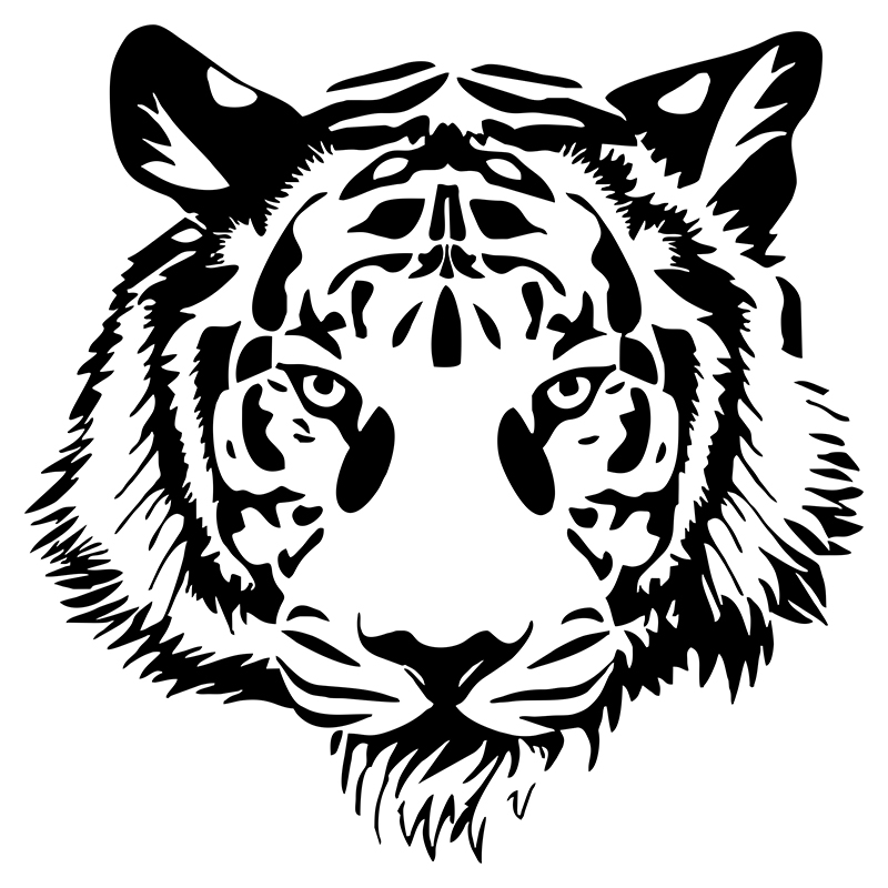 G217 20*20CM POWERFUL TIGER HE - Interior Design Intern recensie en prijs