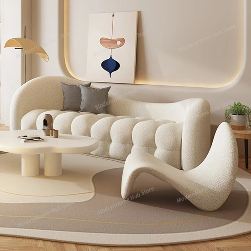 White Cream Living Room Sofas  - Interior Design White And Wood recensie en prijs