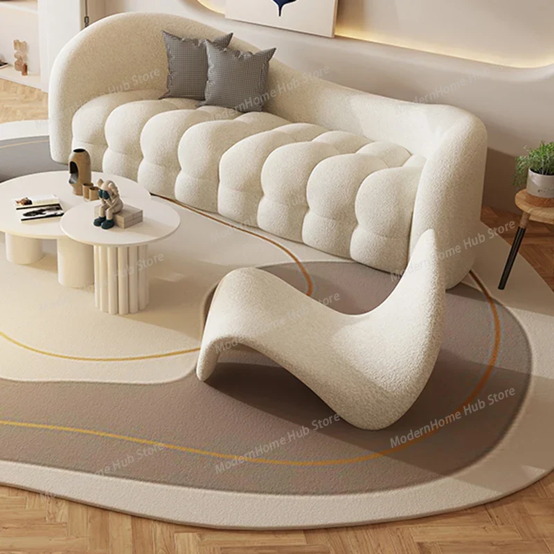 White Cream Living Room Sofas  - Interior Design White And Wood recensie en prijs