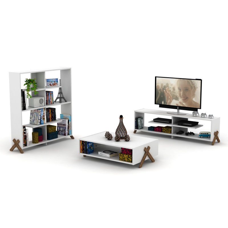 HT Design Kipp Cross Legs Wood - Interior Design White And Wood recensie en prijs