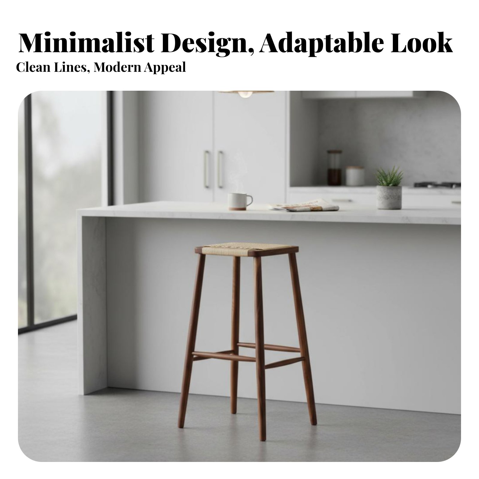 Woven Seat Counter Stool Japan - Interior Design Japanese recensie en prijs