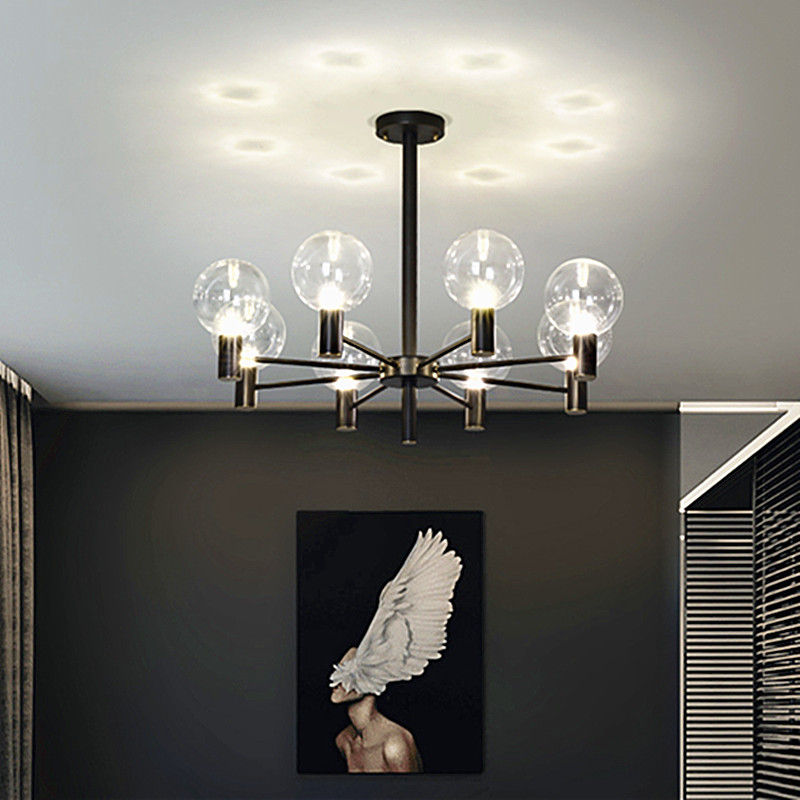 Luxury glass ball chandelier s - Interior Design Of Cafe recensie en prijs