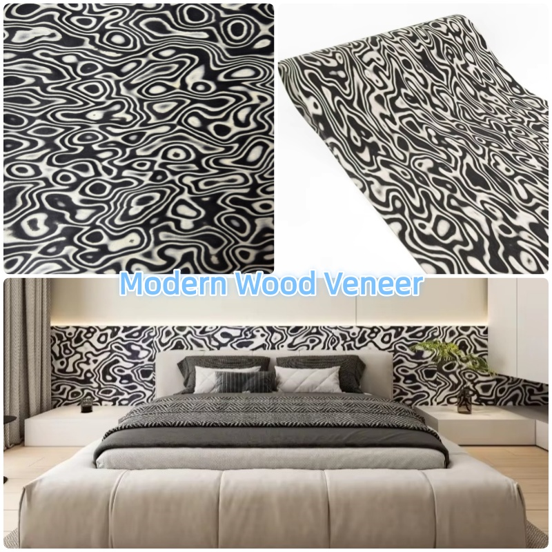 Tech Black White Graphic Wood  - Interior Design White And Wood recensie en prijs