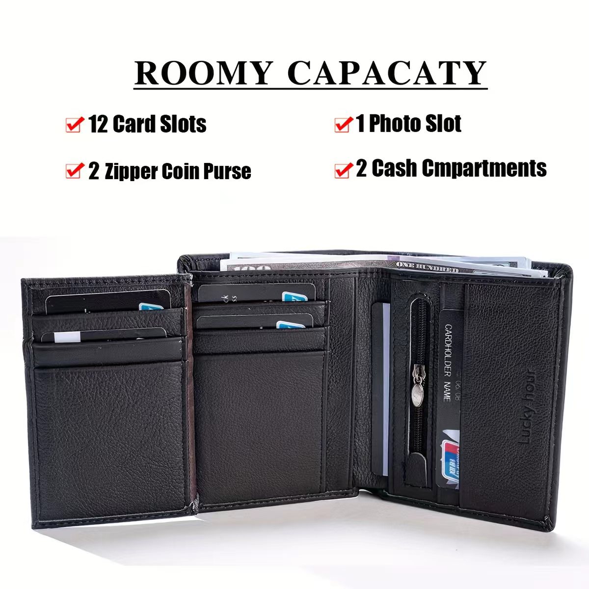 Multi-Card Slot Genuine Leathe - Interior Design Photo recensie en prijs