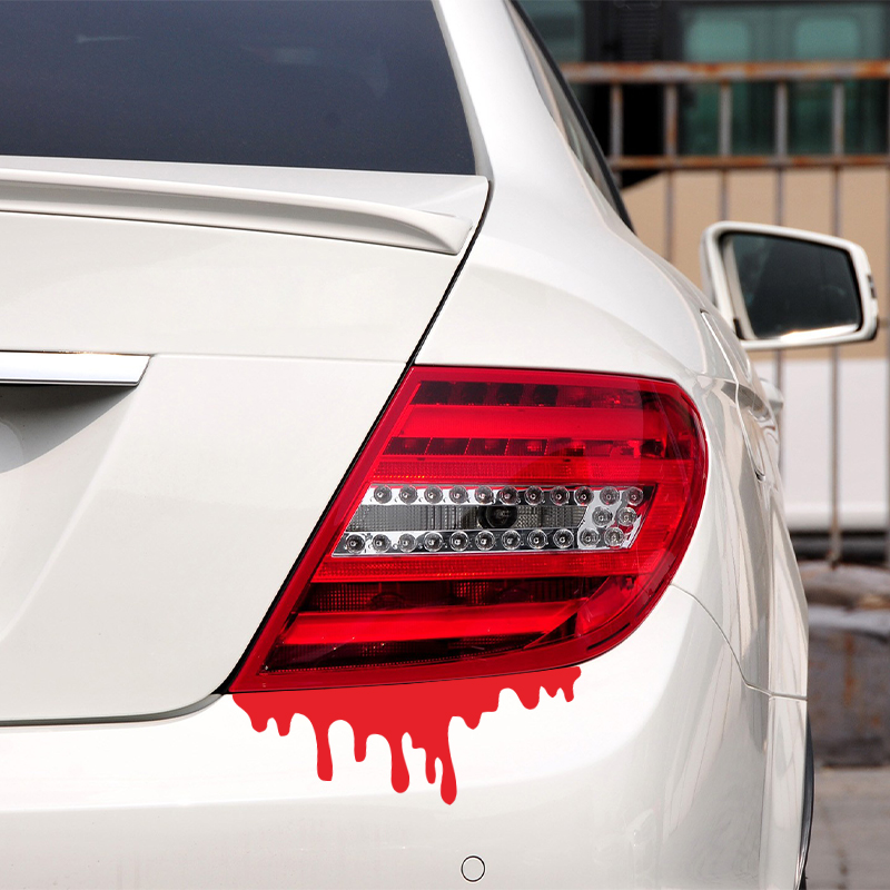 G015 14X5CM Car Red Blood Drip - Interior Design Intern recensie en prijs