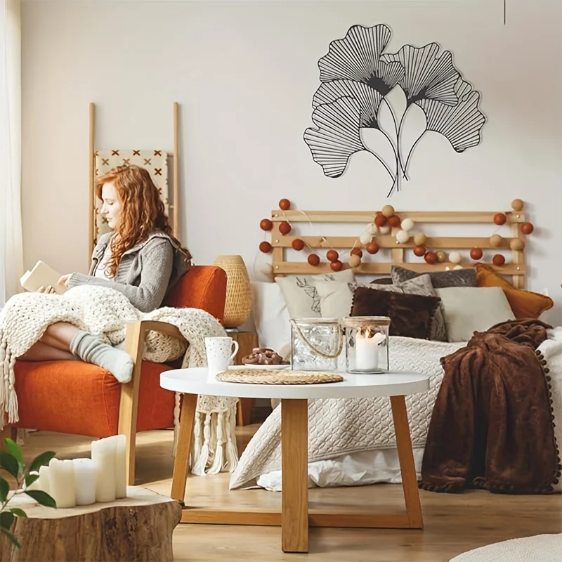 Ginkgo Leaf Wall Decoration Me - Interior Design Of Cafe recensie en prijs
