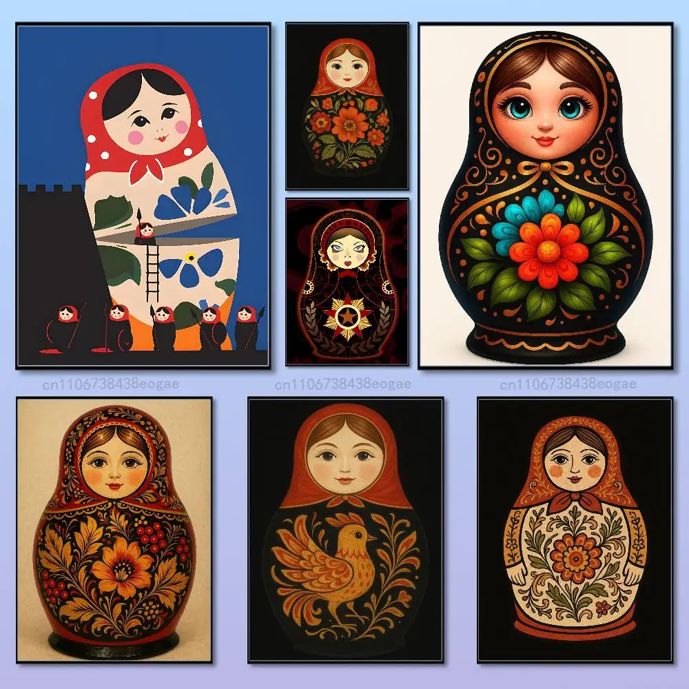 Dolls Matryoshka Russian Art P - Interior Design Of Cafe recensie en prijs