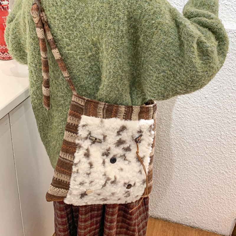 Milk Cotton Patchwork Plaid Ha - Interior Design Japanese recensie en prijs