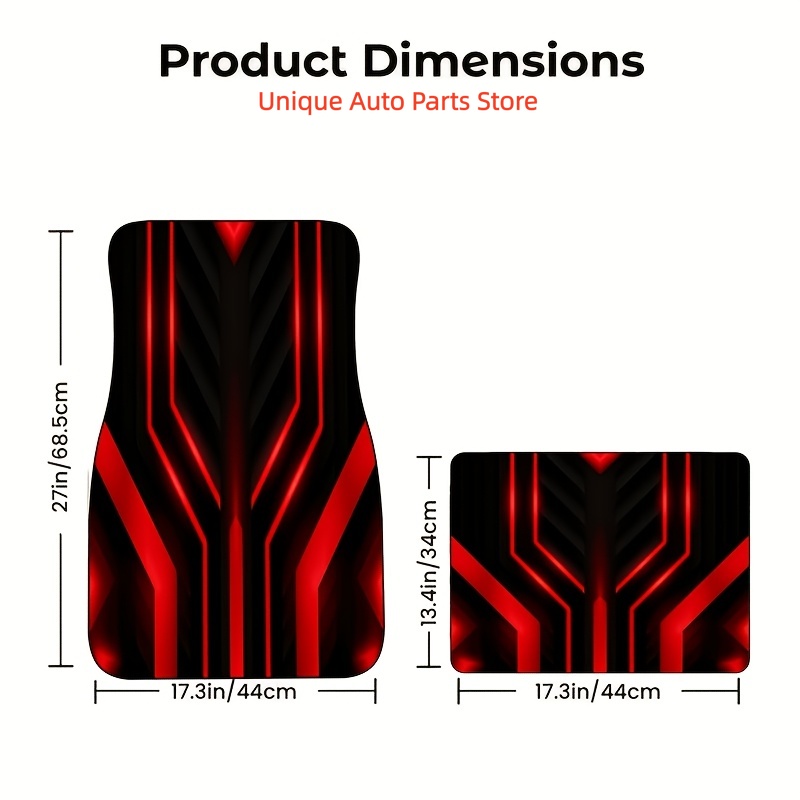 Car Floor Mats 4pcs, Material, - Interior Design Visualizer recensie en prijs