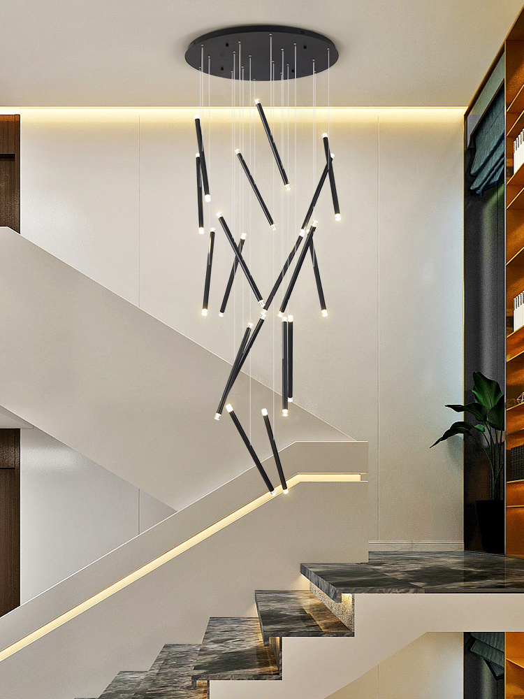 Modern Chandelier LED Stair Ch - Interior Design Deck recensie en prijs