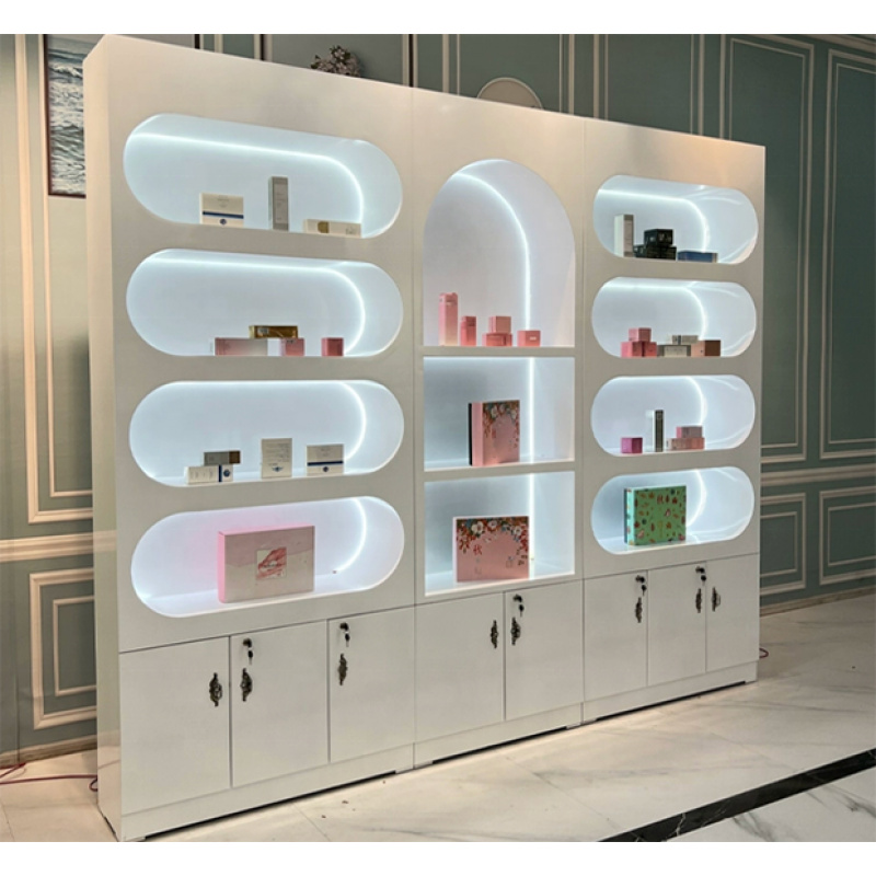 custom.Cosmetic Shop Interior  - Interior Design White And Wood recensie en prijs