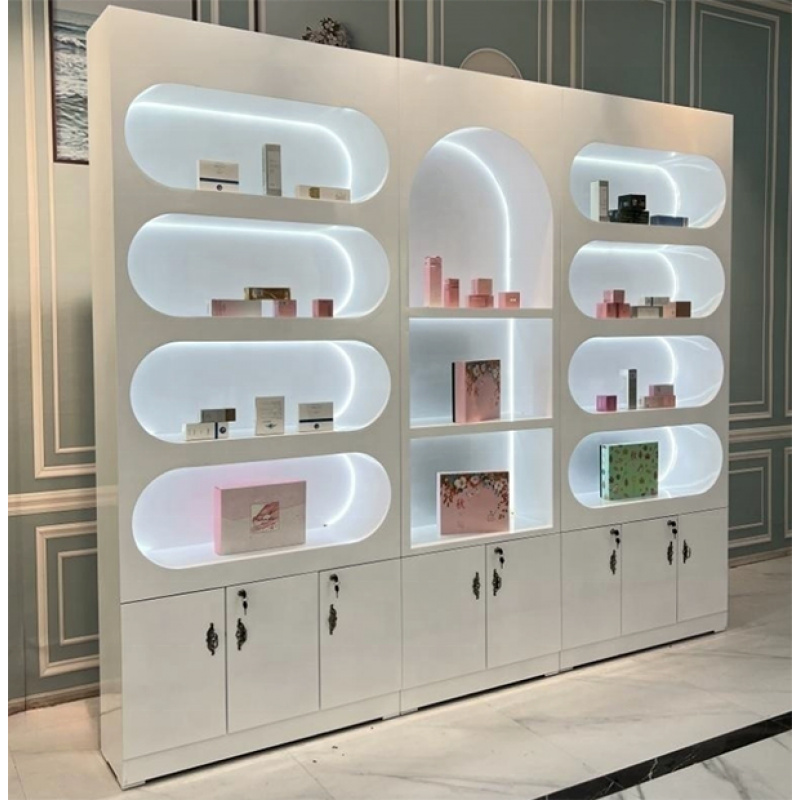 custom.Cosmetic Shop Interior  - Interior Design White And Wood recensie en prijs