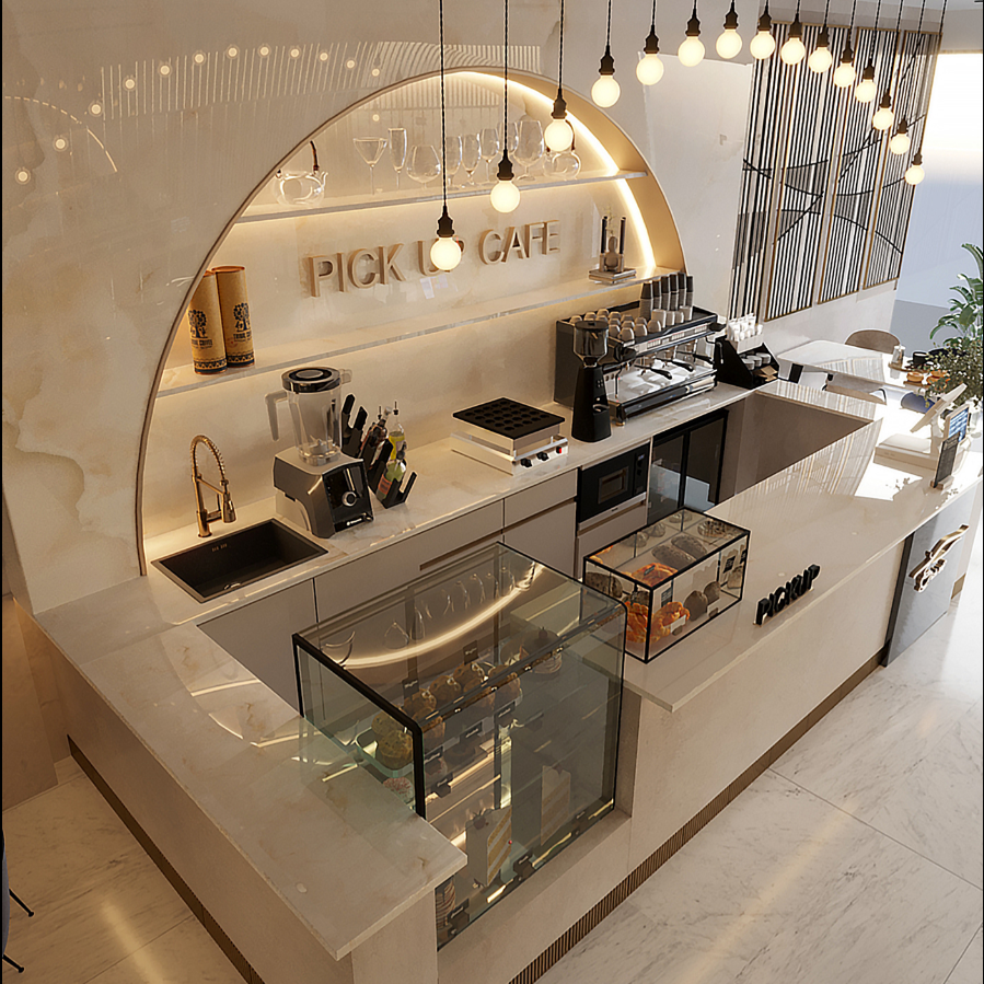 Customized High-Grade Coffee B - Interior Design Of Cafe recensie en prijs