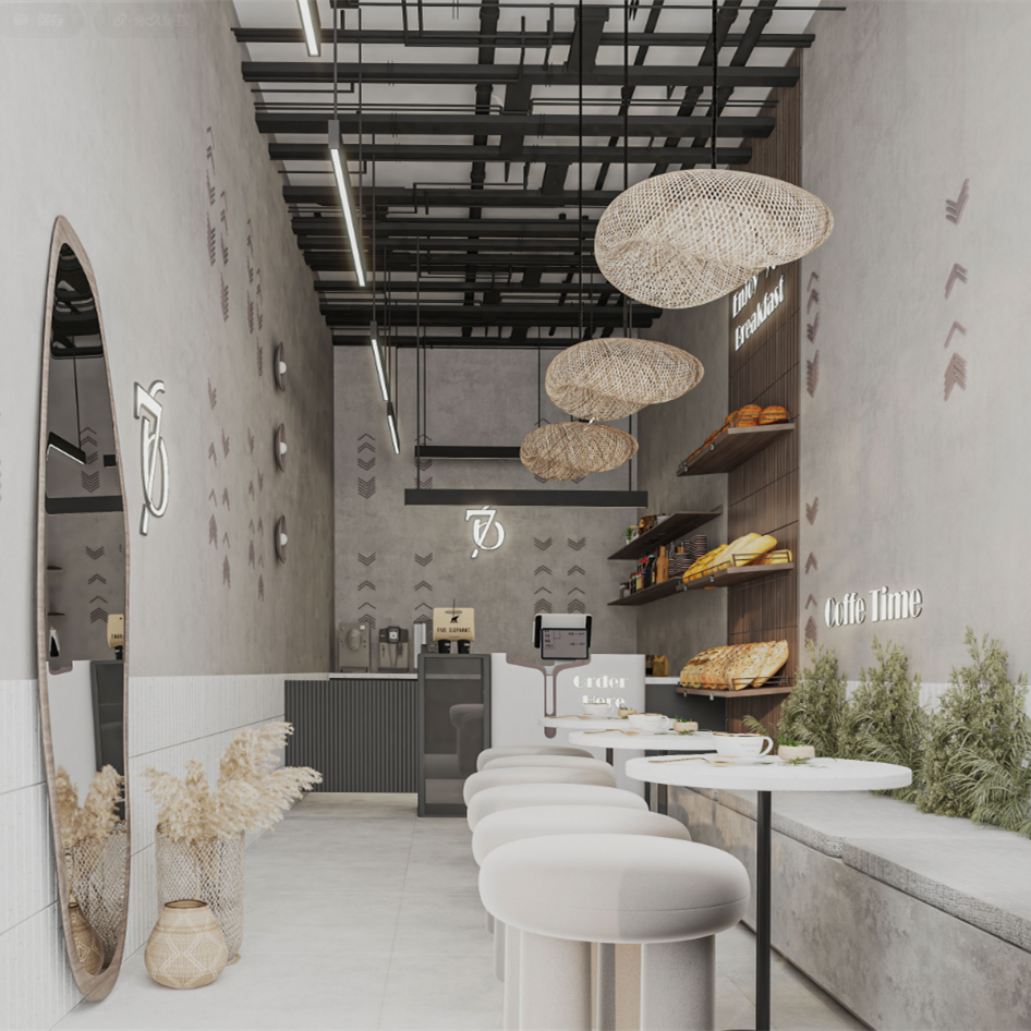 Customized High-Grade Coffee B - Interior Design Of Cafe recensie en prijs