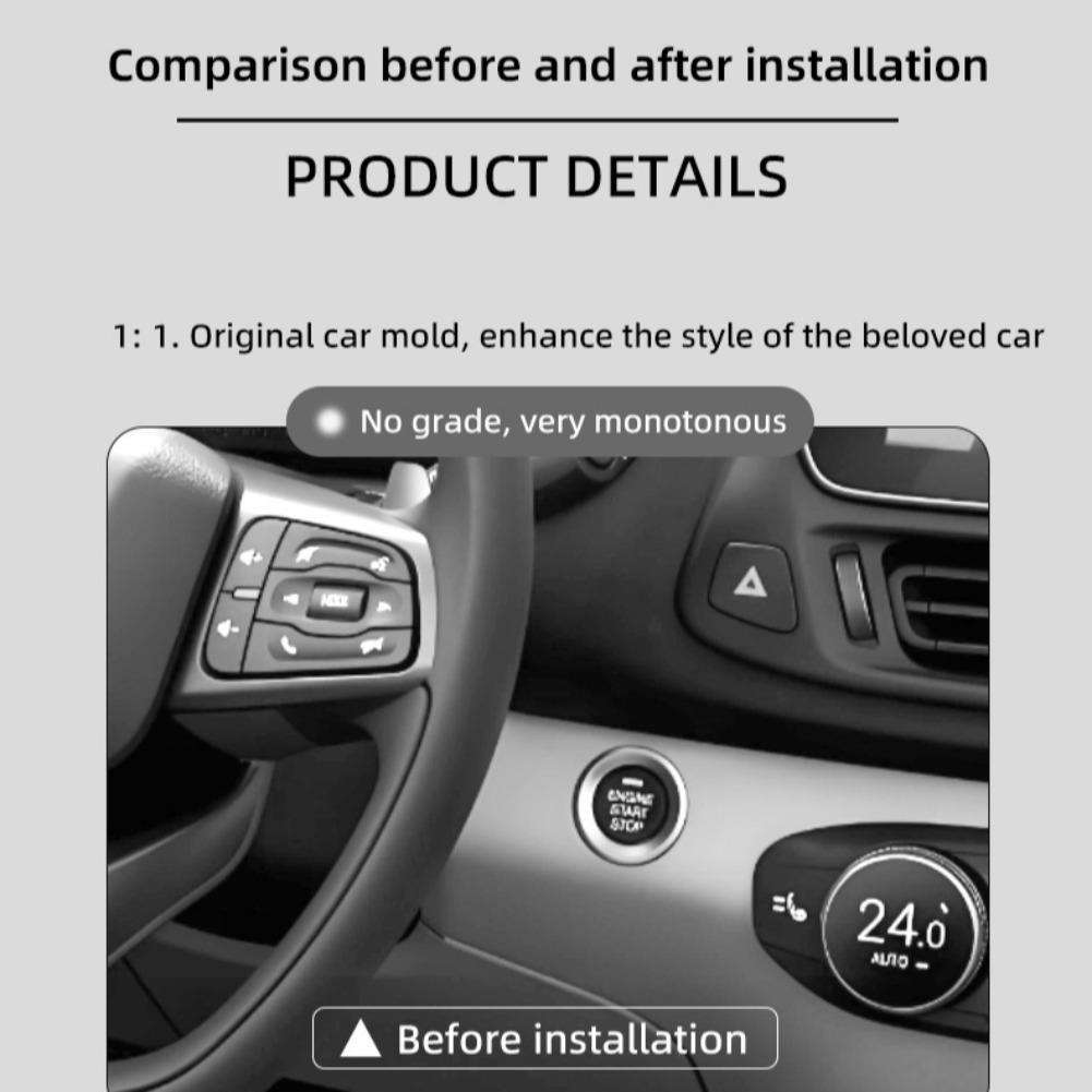 1PC Car One-Touch Start Button - Interior Design Styles recensie en prijs
